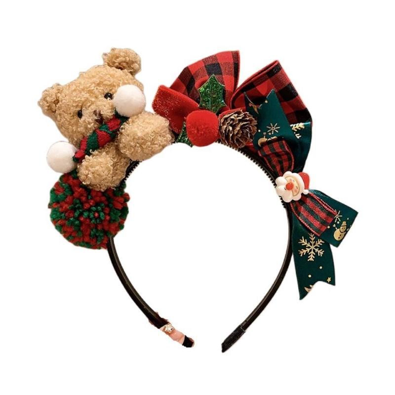 1Pc Reindeer Antlers Headband Christmas And Easter Party Headbands Deer Antlers Headband With Bells Cute Reindeer Ears Headband