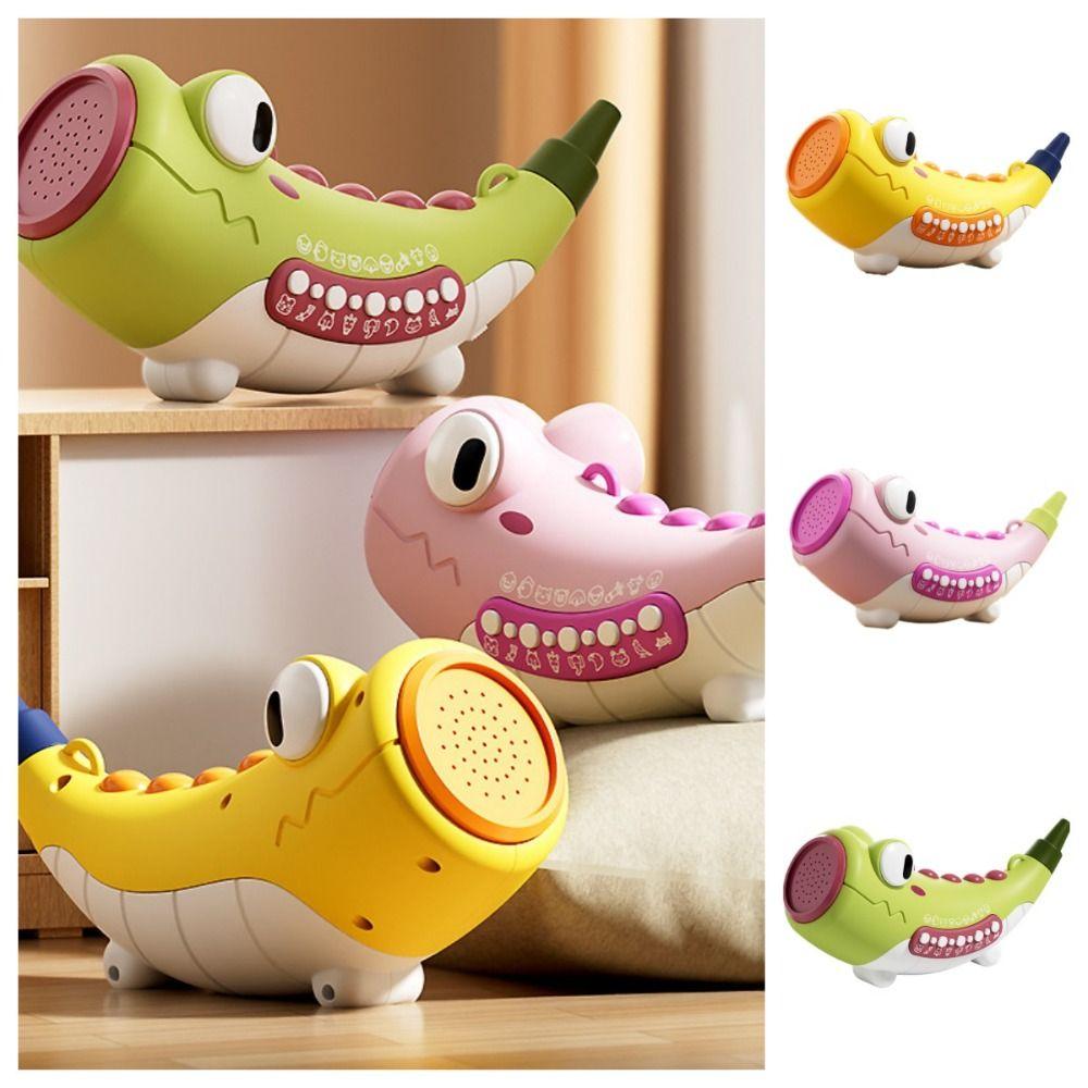 

Plastics Conch Horn Vocal Toy Simulated Horn Music Play Toys Oral Muscle Training зелений