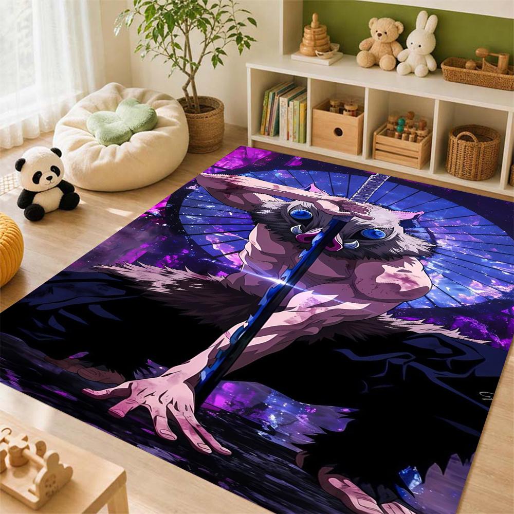 Demon Slayer Guardians Humanity Patterned Rug Allseason Carpet For Bedroom Kitchen Bathroom Home Decor Memorial Gift