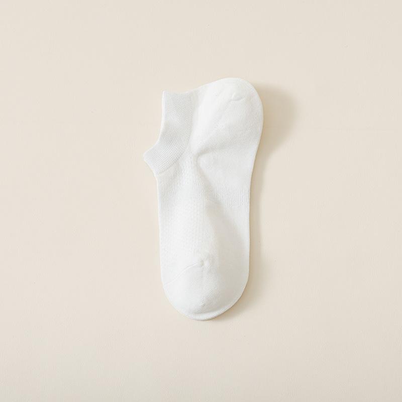 

Мужские короткие носки, тонкие летние из чистого хлопка, спортивные, антибактериальные, впитывающие пот, сетчатые дышащие, короткие носки-лодочки для мужчин 1 pair