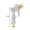 Electroplated Aluminum Alloy Gun Body Copper-plated Gun Head High-pressure Car Wash Water Gun Watering Nozzle