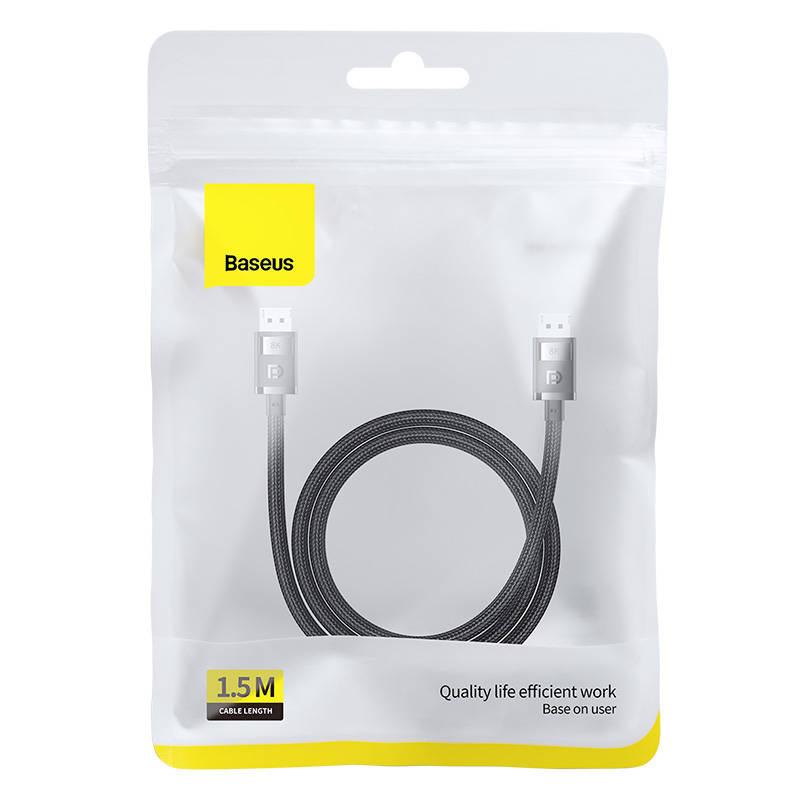 DP 8K To DP 8K Cable Baseus High Definition 1.5 M (Black)