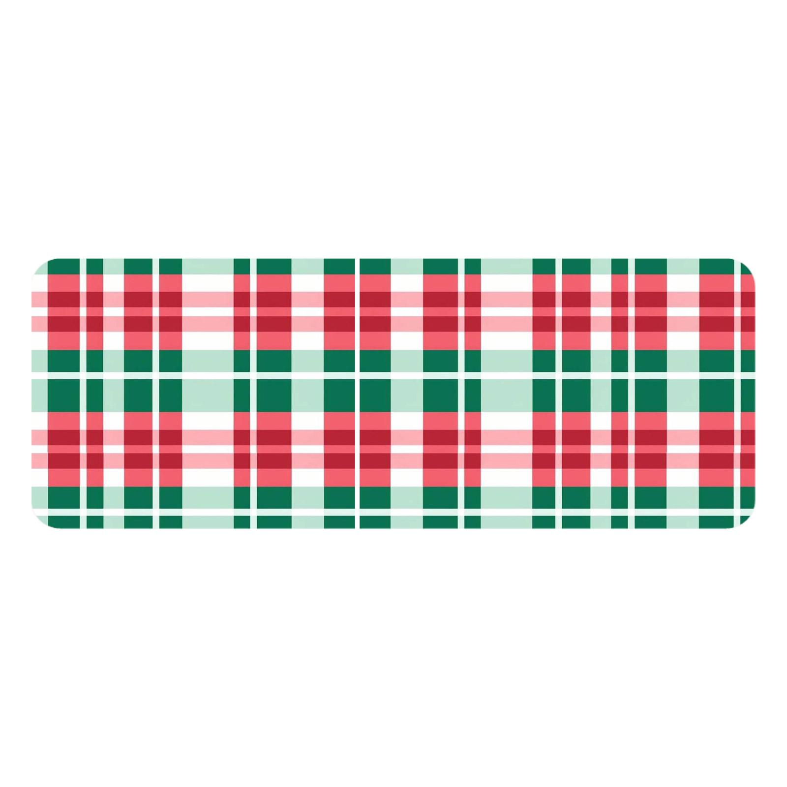 

Christmas Kitchen Anti-slip Mat Carpet Flannel Doormat One Size