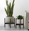 Cross-Shaped Floor Flower Stand - Succulent & Bonsai Display Rack for Living Room or Balcony