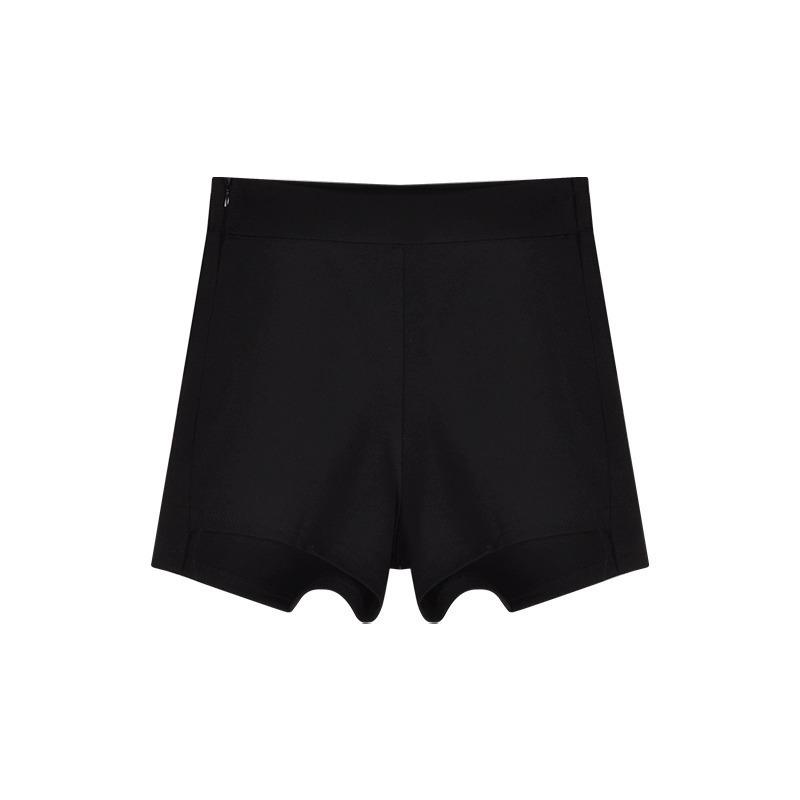 Lisa-Style Hip-Hop Jazz Black Slimming Shorts - Spicy Tight Hip-Hugging Elastic Hot Pants
