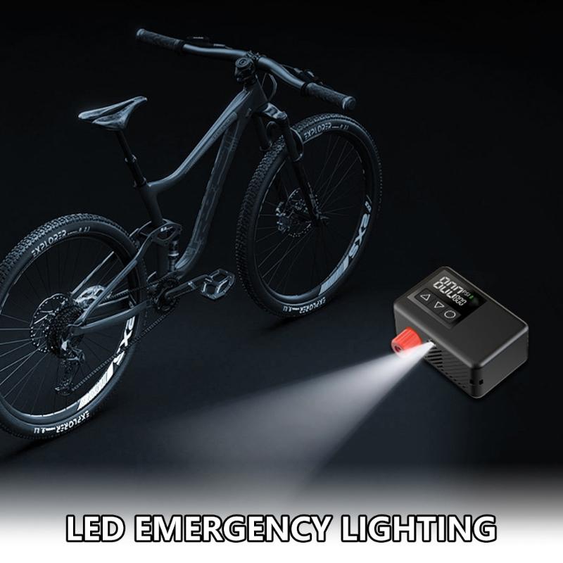 Lightweight ABS Bicycles Air Pumps Tire Inflator With High Pressure Cylinder For Road Mountain Bike Tire Repair