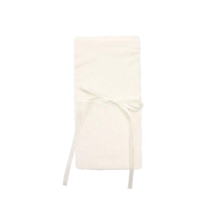 Rose Strap Socks (Ivory)