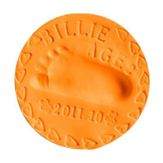 Lufttrocknende Weichknete Baby Kind Handabdruck Fußabdruck Abdruck Gipsabdruck Erinnerung Wachsend