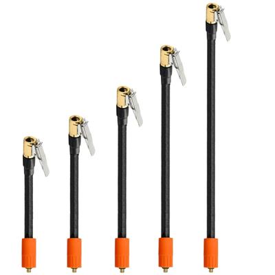 Adattatori per gonfiaggio pneumatici a connessione rapida con filettatura da 6 mm, Mandrino ad aria in silicone, A prova di perdite, Resistente alla corrosione, Per Bici, Moto, Auto