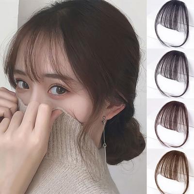 Synthetic Natural Forehead Ins Hair Fake Fringes Air Bangs Wig Female Piece Real Comic Flush Bangs Invisible Wig