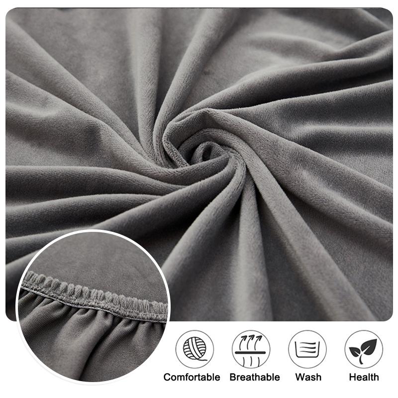 Velvet Sofa Seat Cover Cushion Cover For Living Room Thick Soft Stretch Sofa Covers Washable Sofas Slipcover For Home Hotel
