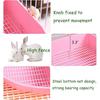 kathson Large Rabbit Litter Box Bunny Corner Toilet Box Potty Trainer Bigger Pet Pan Small Animal Cage Toilet Bedding Box Fanshaped for Adult Guinea