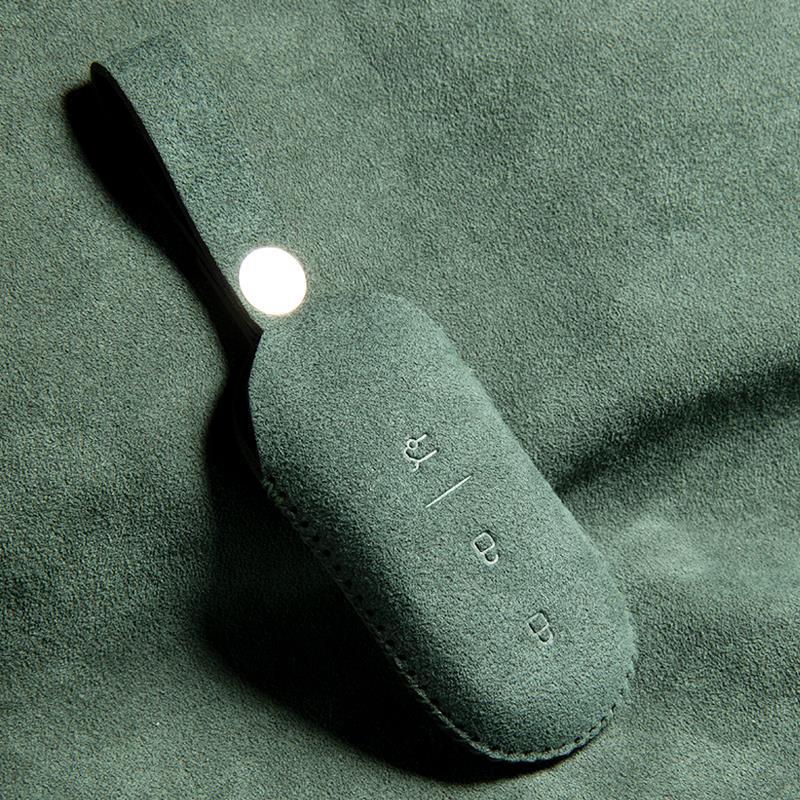 Premium Suede Key Case for New Leapmotor C11 Car