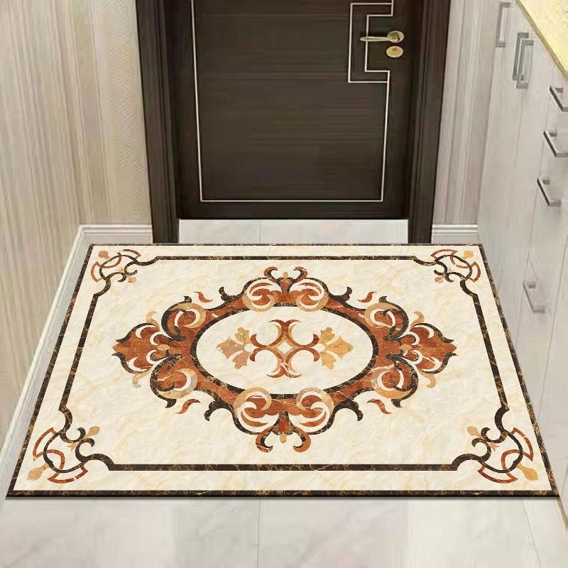 New Chinese Style Entrance Carpet  Living Room Carpet Corridor Floor Mat Household Anti Slip Can Be Cut