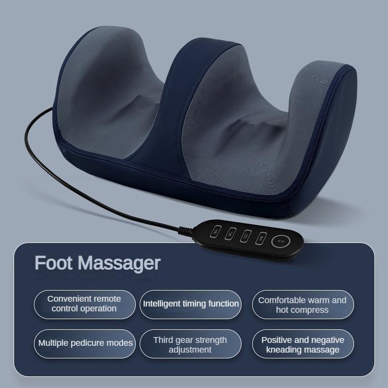 3-speed Fully Automatic Leg Massager Adjustable Calf Massage Foot Therapy Machine Household Kneading and Hot Compress Foot Massage Device