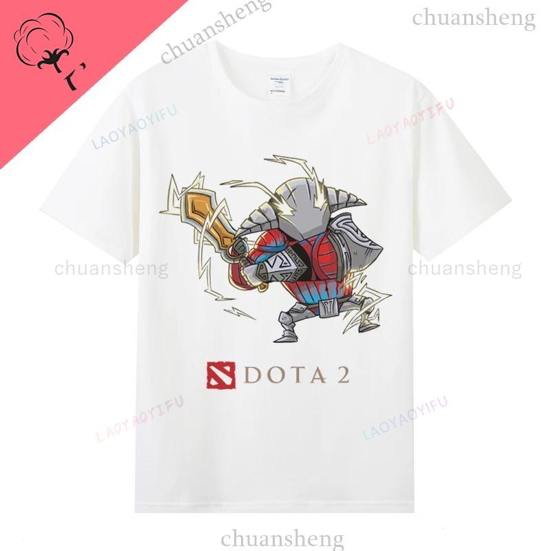 T-shirts Dota 2 T-shirt Imprimé Héros de Jeu Haut Fiend de l'Ombre Pudge Hache Slardar Sven Roi Spectre Cent Phoenix Vêtements Unisexes