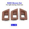 LHD Right Hand Driver Master Door Handle Cover Interior Armrest Handle Panel Trim For BMW 5 Series F10 F11 520 523 525 528 530