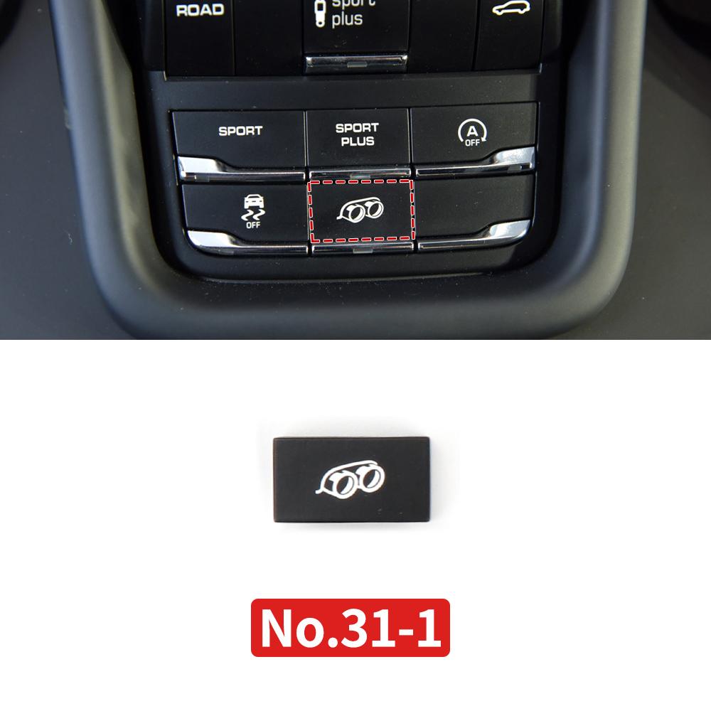 Multispínač režimu jízdy a kontroly trakce na středové konzole vozu Tlačítko Sport Pro Porsche Cayenne 7P5 2010-2018 7P5927127