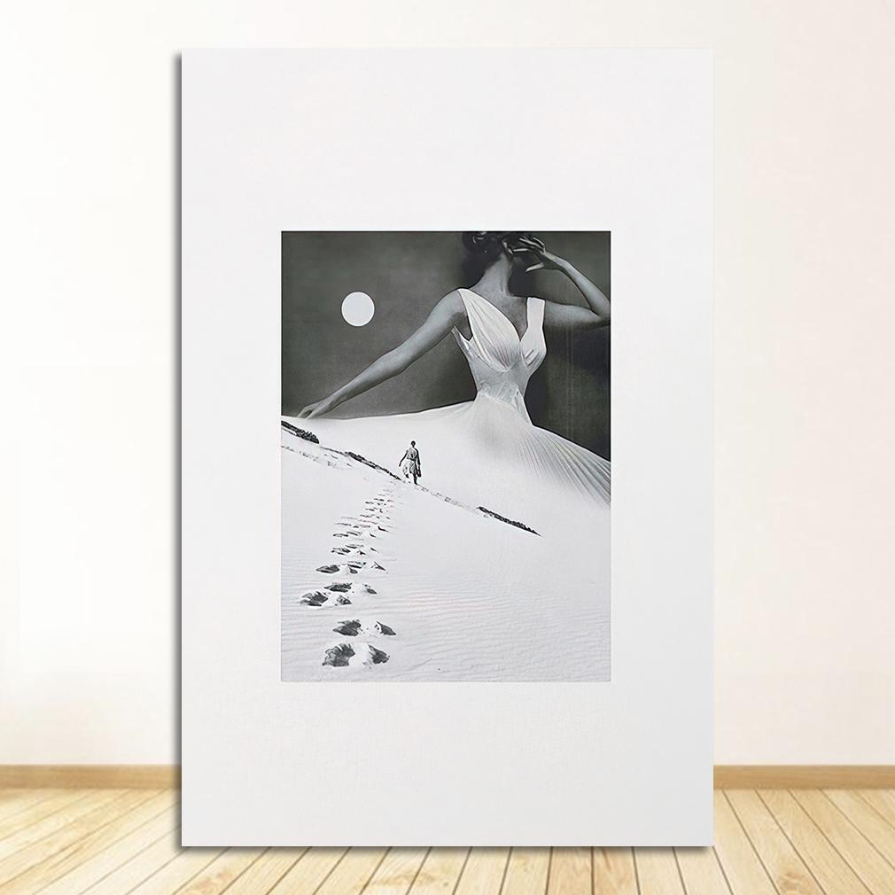 Ar Abstract Posters and Prints Surreal Style Print Pictures Bedroom Decoration for Home Creative Wine Bottle Racket Wall