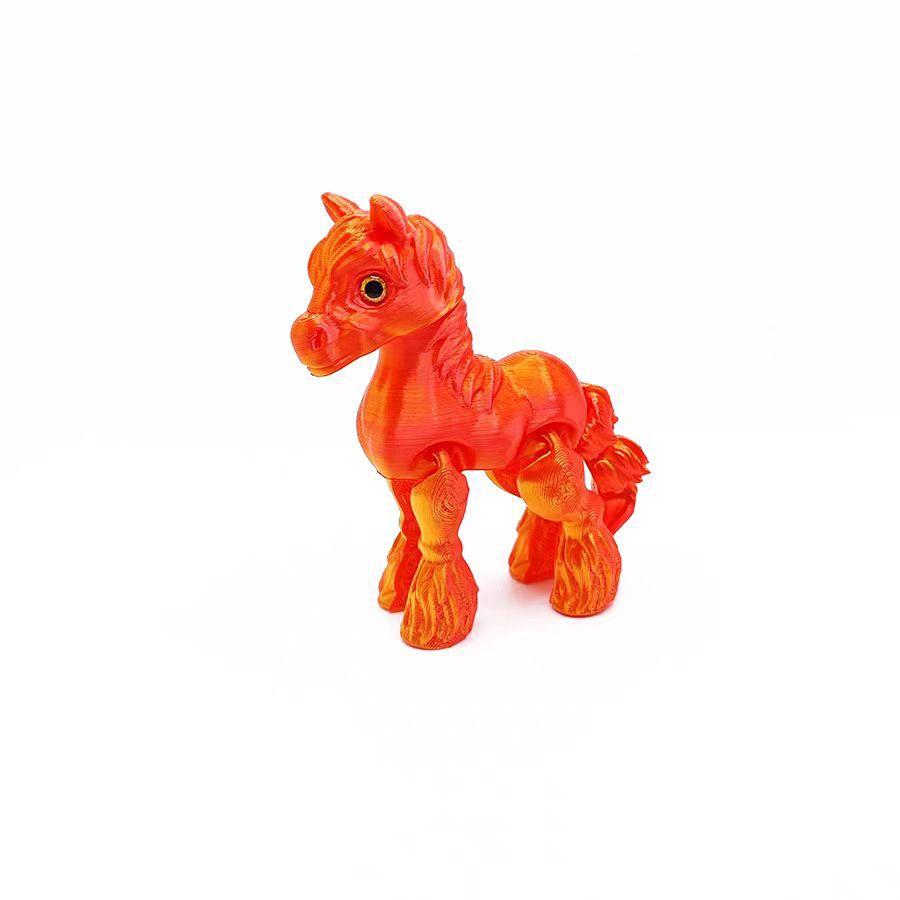 3D-Druck Pferdefiguren Mehrgelenkig Bewegliche Simulationspferde für Wohnaccessoires Geschenk Wohnzimmerdekoration