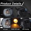 LED Fog Lamp For Toyota Yaris Vitz 2003 2004 2005 2006 Fog Lamps Car Front Bumper Foglights with Frame Covers Wires Relay 12V