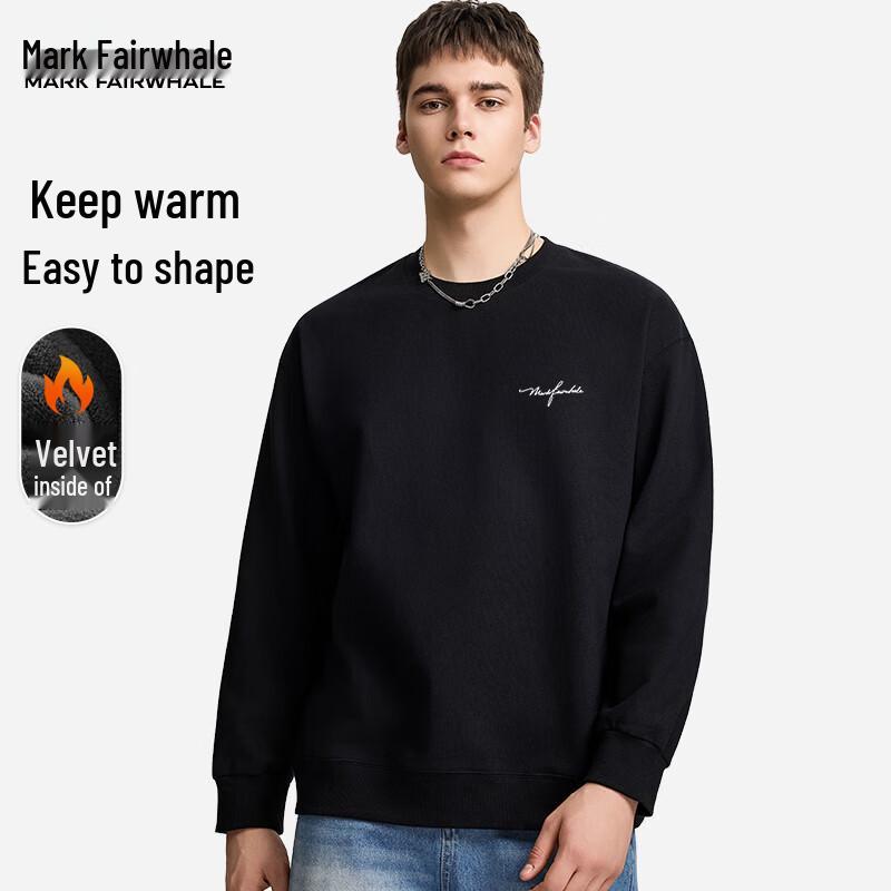 

Mark Fairwhale Men s Fleece-Lined Round Neck Sweatshirt XL