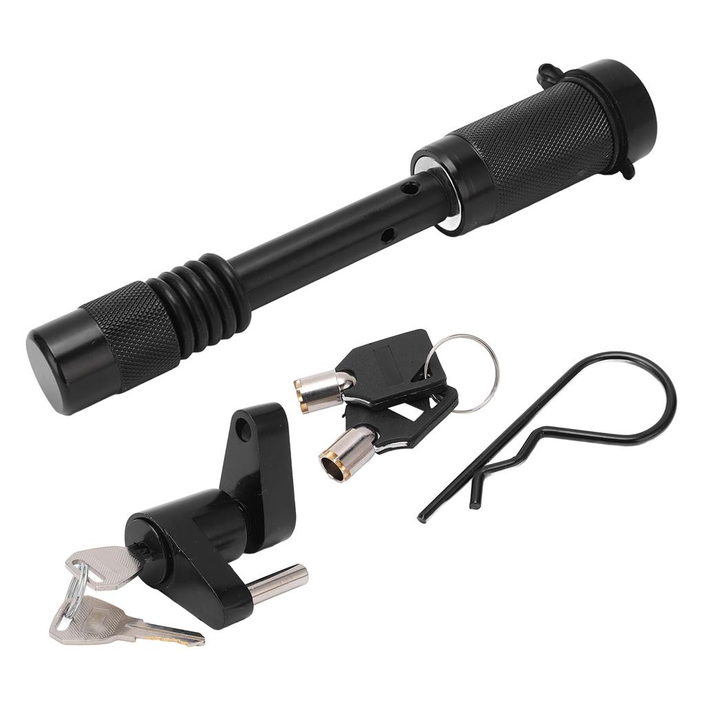 Trailer Hitch Lock with 1 4in Coupler Lock Zinc Alloy Antitheft for RV Truck Construction Vehicle Camper