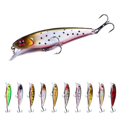 8cm 9,2g 1PCS Schwimmende Minnow Angeln Lockt Wobbler Harten Köder Qualität Professionelle Minnow für Angelgerät