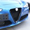 Carbon Fiber Rot Für Alfa Romeo Giulia Stelvio 2017 2018 ABS Kunststoff Front Grill Dekoration Rahmen Auto