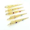 10PCS Ancient Queen Fingernail Claw Rings Gold Nail Rings Suitable for Halloween Cosplay and Belly Dance Showing