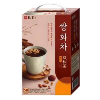 Damteo Ssanghwa Kräutertee Plus 15 g x 50 Sticks – Traditioneller koreanischer Wurzeltee mit Jujube, Ingwer und Süßholz, koffeinfreier Energiebooster