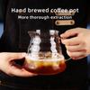 Caraffa Caffettiera a Goccia in Vetro Borosilicato Resistente al Calore Caraffa Condivisione Servitore per Caffè Pour Over Caffettiera a Goccia