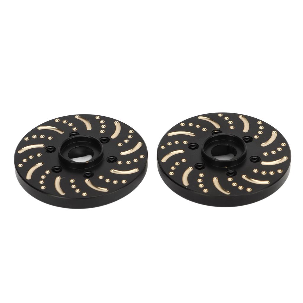Brass Wheel Weights Brass 6 Hole Wheel Hex Hub Adapter Weight for 1.9in 2.2in Beadlock Wheel Rim