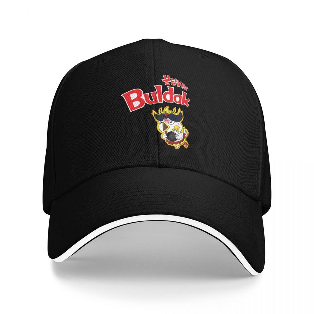 Cappellini da Baseball Snapback Cappelli da Baseball Traspiranti Casual Casquette da Esterno per Unisex con Gusto Pollo Piccante Ramen Buldak