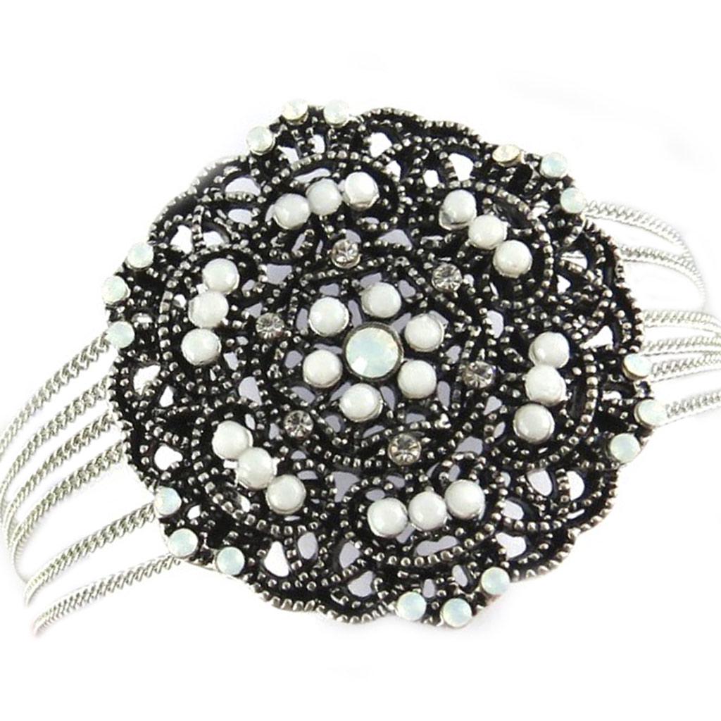 NOA [G0288] - White 'Carmen' Designer Bracelet