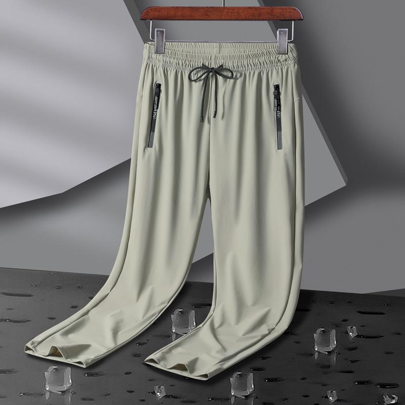 

Мужские спортивные штаны, влагоотводящие, сохраняющие сухость и воздухопроницаемые, с карманами и шнурком, застежкой-молнией, мягкие и удобные на ощупьМужские спортивные штаны 8XL хаки