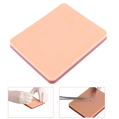 1Pc Reusable Silicone Simulation Skin Suture Training Model Surgical Knotting Teaching Pad Self-Designed Wounds Suture Gadgets