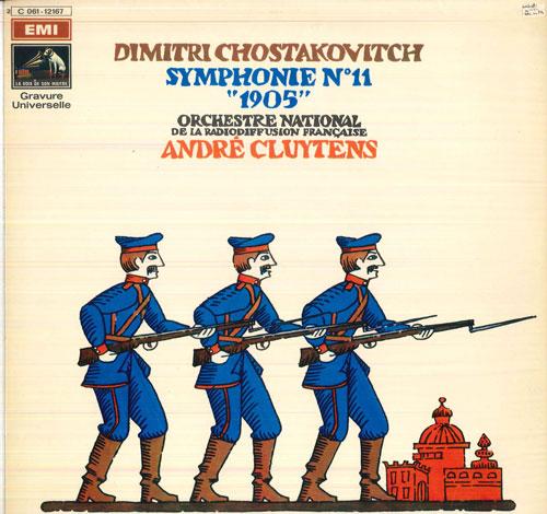 

LP Record ANDRE CLUYTENS, ORCHESTRE NATIONAL - Chostakovitch Symphonie N11 1905 C0611267 LA VOIX DE SON 1978 France Classical Used