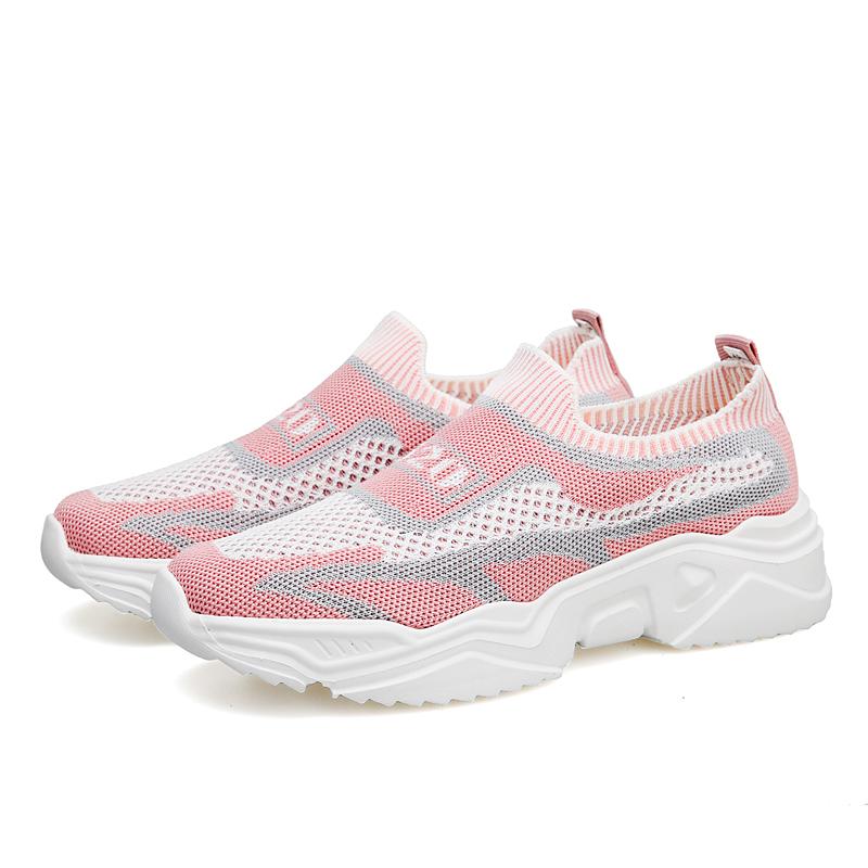 TUINANLE Spring Sneakers Plus Size 35-44 Women Black Shoes Summer Casual Slippers Pink Walking Shoes