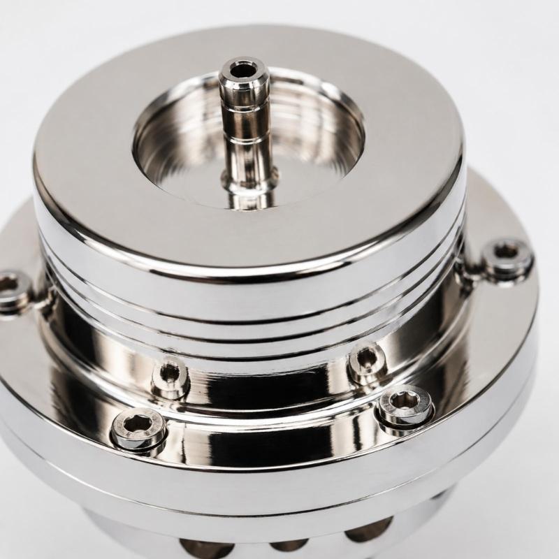 Pressure Release Blow-Off Component with Round Layered Metal Construction for Automotive Inlet Pressure Parts Replacement