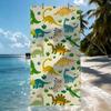Cartoon Dinosaur cute kid Towel Quick Drying Beach Towels Are Suitable For Swimming Pools Camping Yoga And The Gym