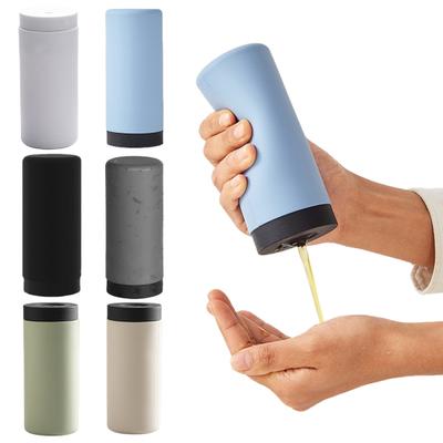 240ml Silicone Soap Dispenser Liquid Soaps Lotions Essential Oils Refillable Leakproof Bottle