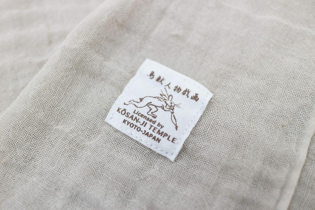 Marushin Kosanji Temple Choju Jinbutsu Giga of and 45 x 170 Made in Suitable for All 0525006600 Stole, Certified, (Caricature Birds, Animals, People),