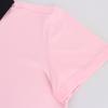 Shop   Korean Made Colorblock Golf Collared Ss Polo Black Ne Wsh W612 613 614