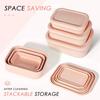 Silicone Lunch Box 3 Size Fresh-keeping Case Reusable Lunch Container  Students Adult