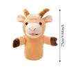 Cartoon Stuffed Hand Doll Cute Stuffed Plush Animal Toy Goat Sheep Plush Puppets  Interactive Props