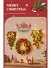 Christmas Door Wreath & Holiday Ornament for Festive Decor