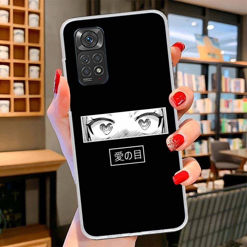 Japanese Aesthetic Text Letter Cover Phone Case For Xiaomi Redmi Note 15 14 13 12 11 10 Pro Plus 14S 12S 11S 11T 11E 10S Soft Fu