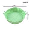 Silicone Baking Pan - High Heat Resistant, Easy to Clean, Round Mold for Air Fryers