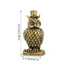 Mini Brass Owl Shaped Storage Rack Ornament Cute Animal Sculpture Home Decorations Retro Owl Table Centerpieces Decoration